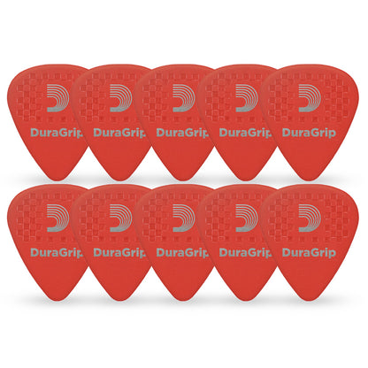 D'Addario DuraGrip ピック ティアドロップ 10枚入り