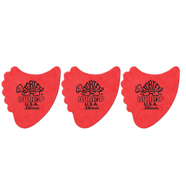 Jim Dunlop TORTEX FIN ギターピック フィンタイプ 414-◯◯ 3枚入り