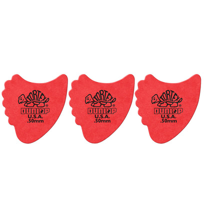 Jim Dunlop TORTEX FIN ギターピック フィンタイプ 414-◯◯ 3枚入り
