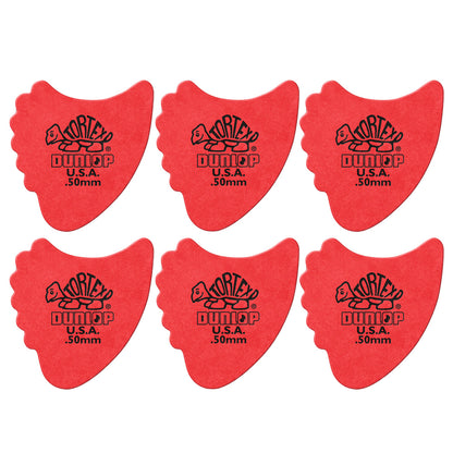 Jim Dunlop TORTEX FIN ギターピック フィンタイプ 414-◯◯ 6枚入り