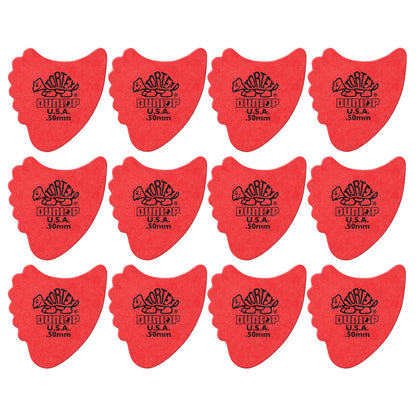 Jim Dunlop TORTEX FIN ギターピック フィンタイプ 414-◯◯ 12枚入り