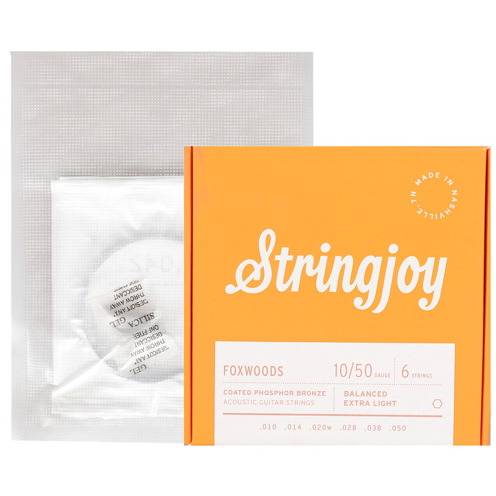 StringJoy ストリングジョイ アコースティックギター弦　アメリカ製ハンドメイド　コーティング弦