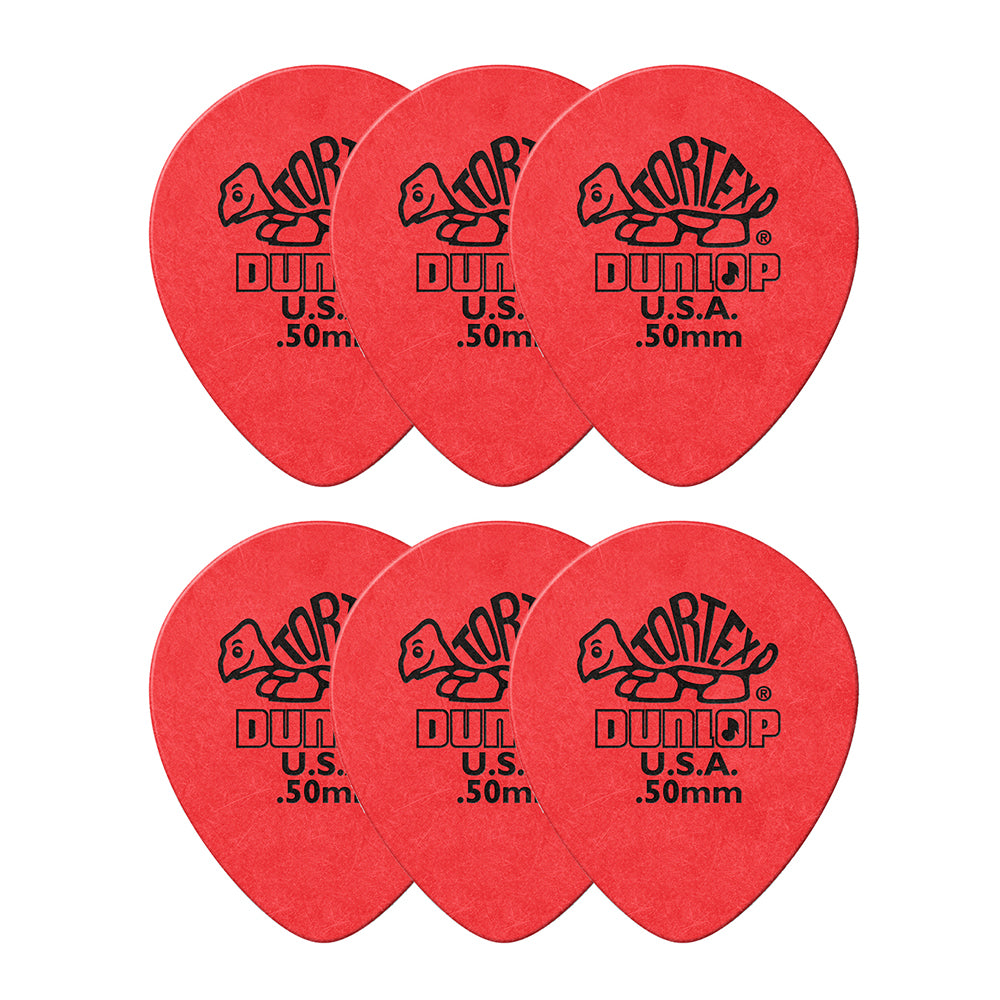 Jim Dunlop ジム ダンロップ 413R TORTEX TEARDROP ギター ピック 6枚入り