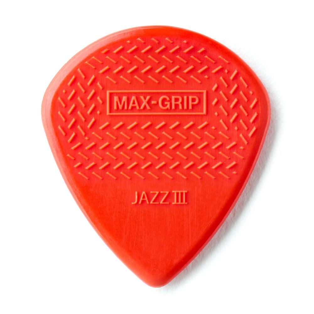 Jim Dunlop ジム ダンロップ 471R MAX-GRIP JAZZ III ギターピック 1枚入り