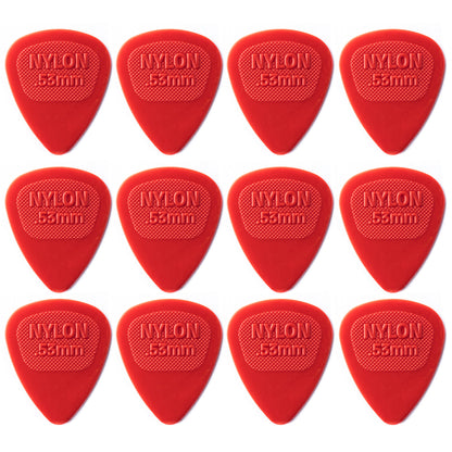 Jim Dunlop NYLON ミディ ナイロンギターピック 12枚入り