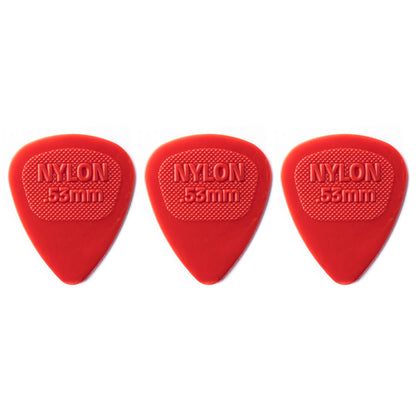 Jim Dunlop NYLON ミディ ナイロンギターピック 3枚入り