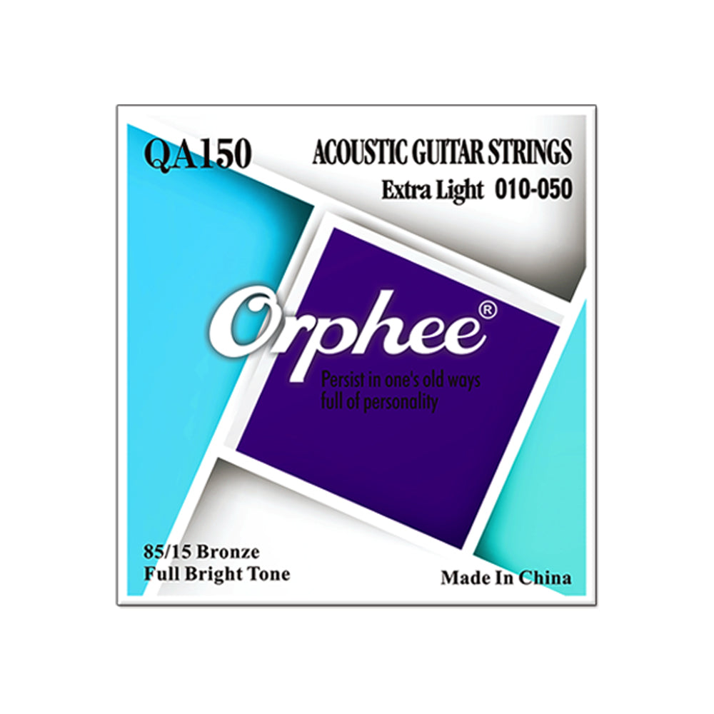 Orphee オルフェQA-◯◯ アコースティックギター弦 ナノコーティング 10-50 11-52 12-53