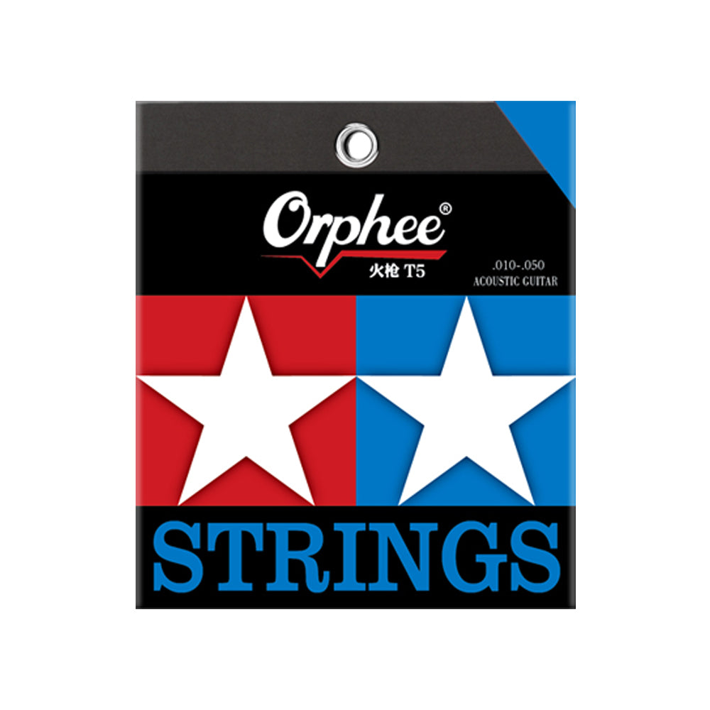 Orphee オルフェT-◯◯ アコースティックギター弦 ナノコーティング 10-50 11-52 12-53