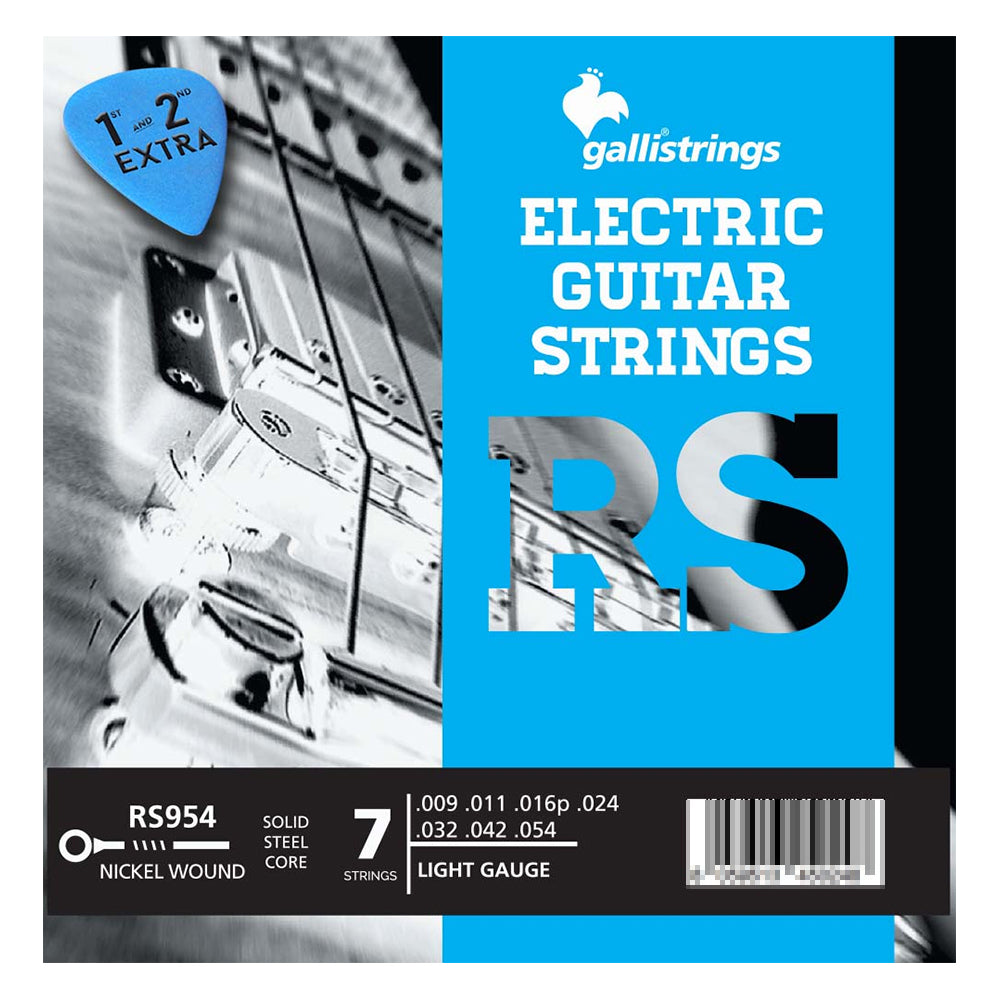 Gallistrings RSシリーズ ニッケルコーティングエレキギター弦 7弦 RS954 RS1059