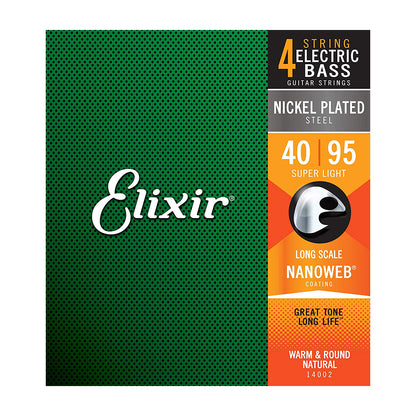 Elixir エリクサー 14-◯◯ 4弦ベース弦 ニッケルメッキ ステンレス