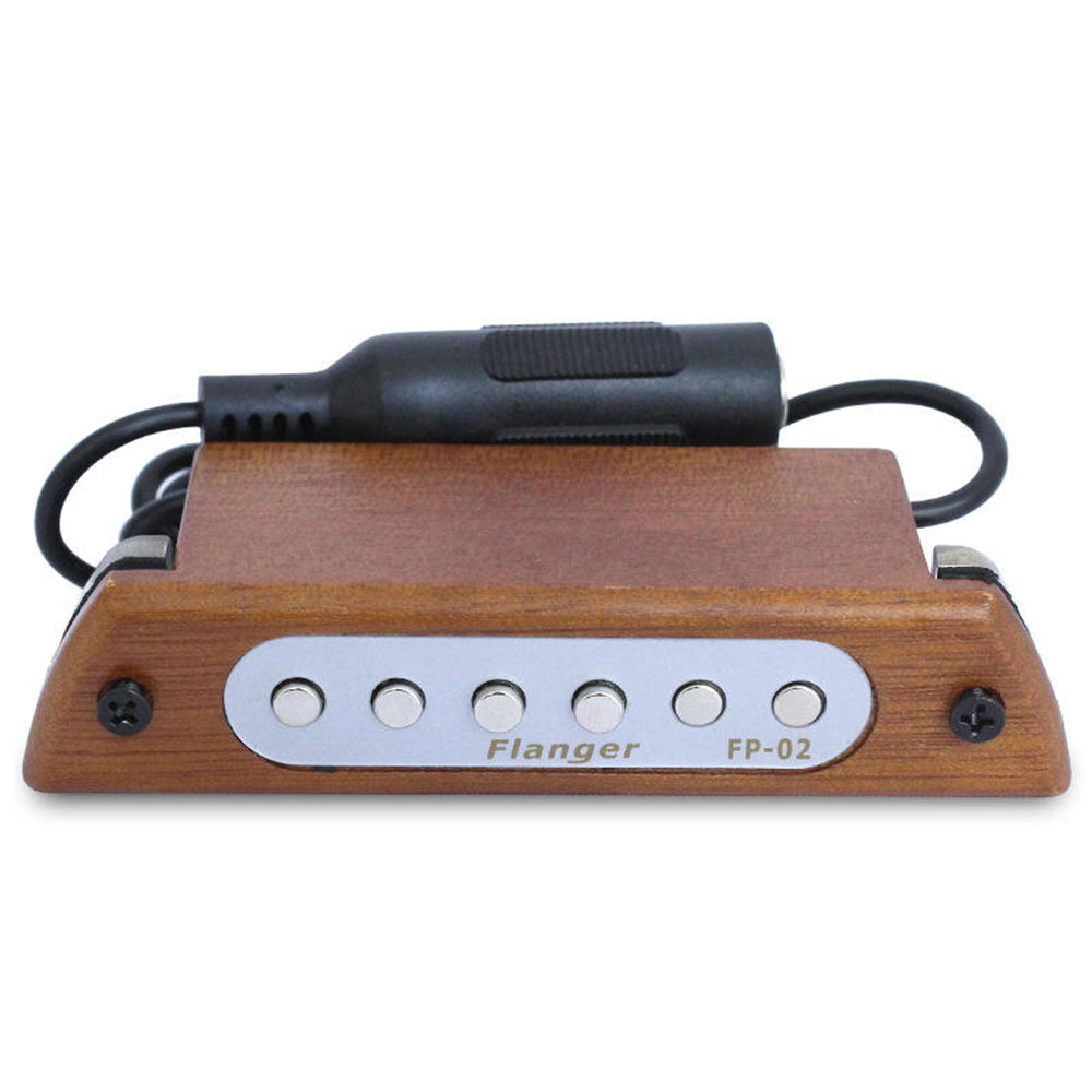 Flanger フランジャー  FP-02 マグネティックサウンドホールピックアップ 簡単取り付け 優れた音質
