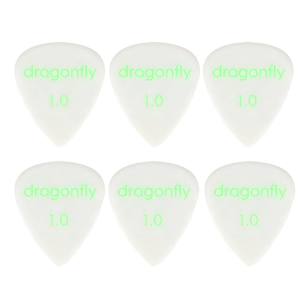 Dragonfly TDシリーズ ティアドロップギターピック 6枚入り