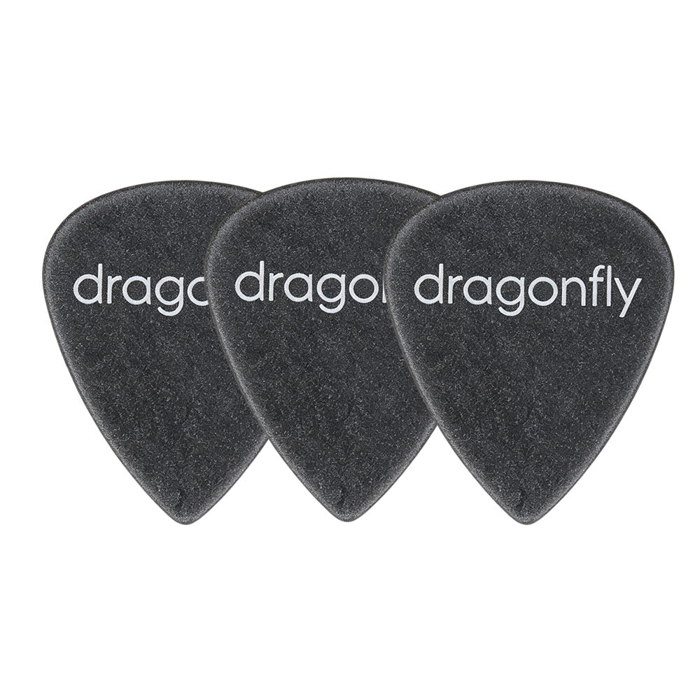 Dragonfly  TD-HGシリーズ ティアドロップ型ギターピック マット仕上げ 3枚入り