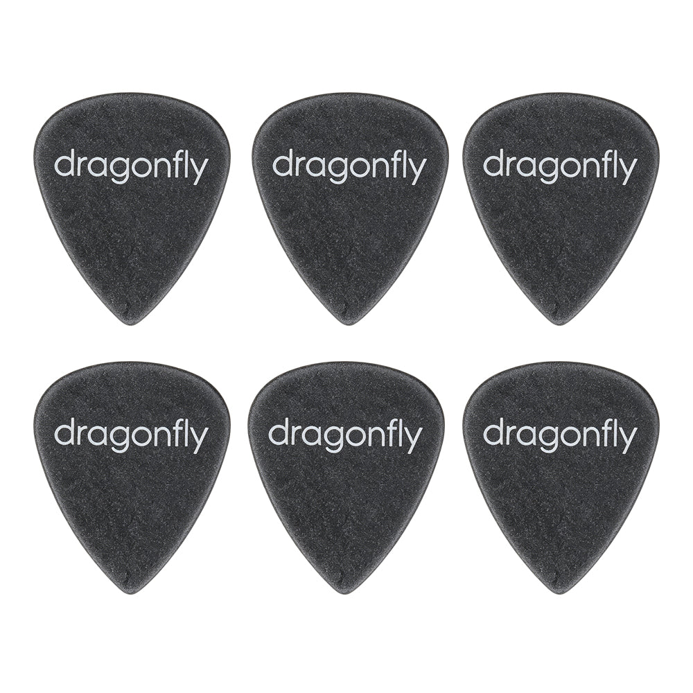 Dragonfly  TD-HGシリーズ ティアドロップ型ギターピック マット仕上げ 6枚入り