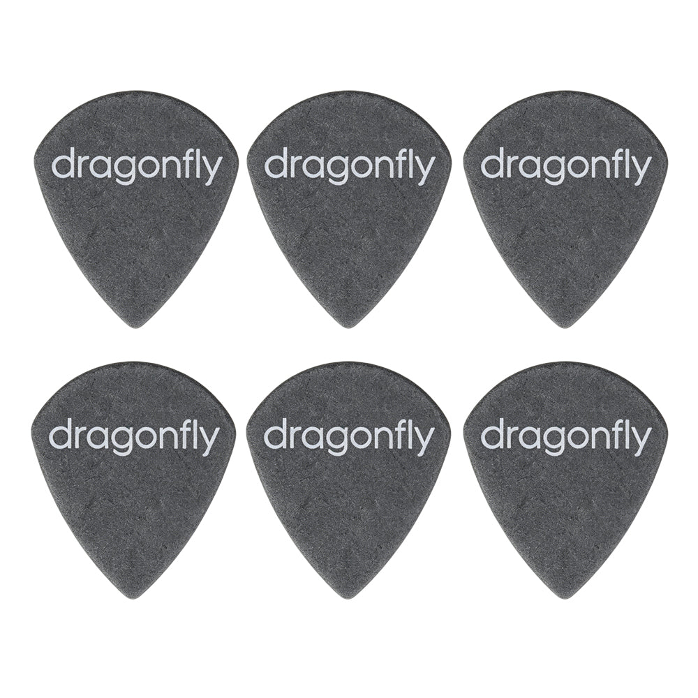 Dragonfly  TDM-HGシリーズ ミニジャズタイプ つや消し滑り止めギターピック 6枚入り
