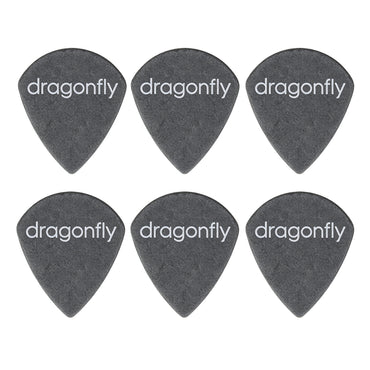 Dragonfly  TDM-HGシリーズ ミニジャズタイプ つや消し滑り止めギターピック 6枚入り