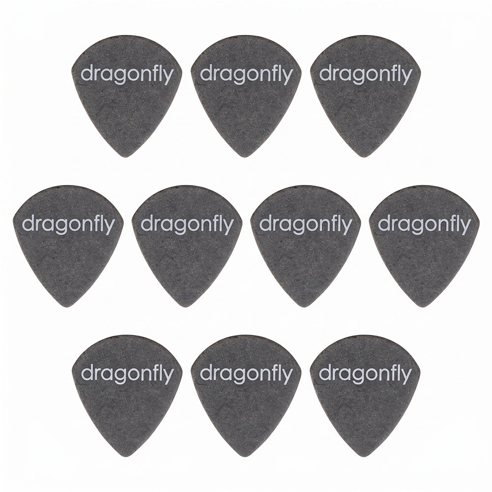 Dragonfly TDM-HGシリーズ ミニジャズタイプ つや消し滑り止めギターピック 10枚入り