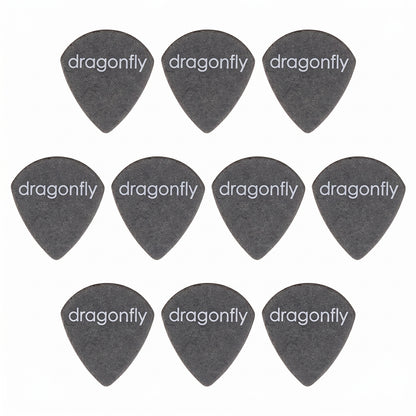 Dragonfly TDM-HGシリーズ ミニジャズタイプ つや消し滑り止めギターピック 10枚入り