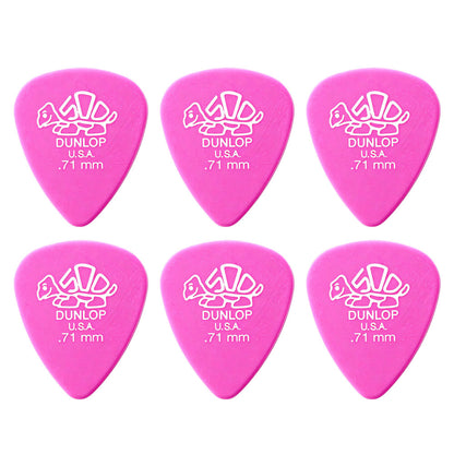 JIM Dunlop Delrin 500 樹脂べっ甲柄スタンダードギターピック 41R 6枚入り