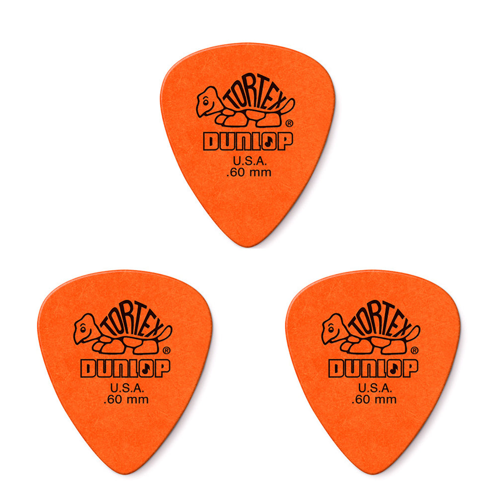 JIM Dunlop Tortex TIII べっ甲柄 III ティアドロップギターピック462R 3枚入り