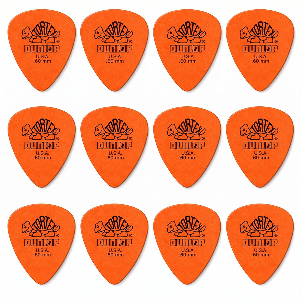 JIM Dunlop Tortex TIII べっ甲柄 III ティアドロップ ギターピック 462R 12枚入り