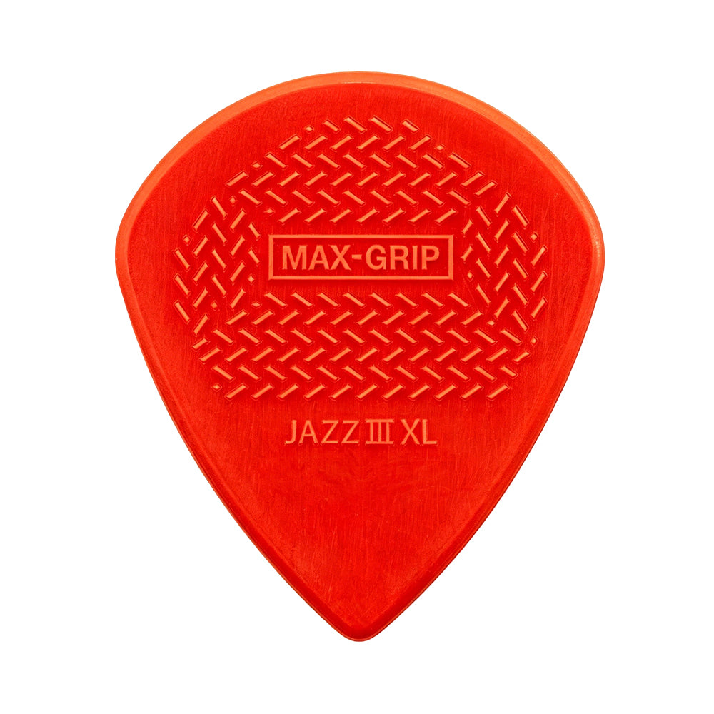 Jim Dunlop MAX-GRIP Jazz III XL ギターピック 1枚入り