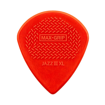 Jim Dunlop MAX-GRIP Jazz III XL ギターピック 1枚入り