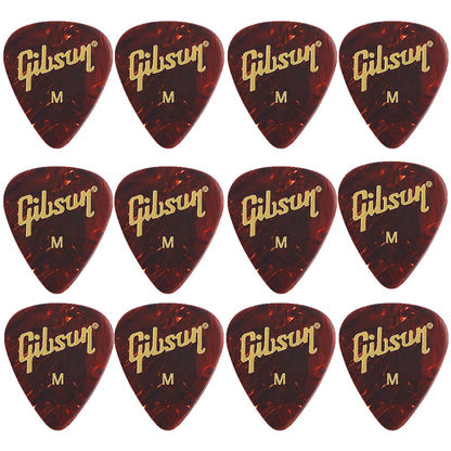 Gibson Tortoise  Celluloid ギターピック APRT12-74 12枚入り