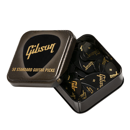 Gibson Black Pick Tin APRGG50-74  ギターピック APRGG50-74 50枚入り