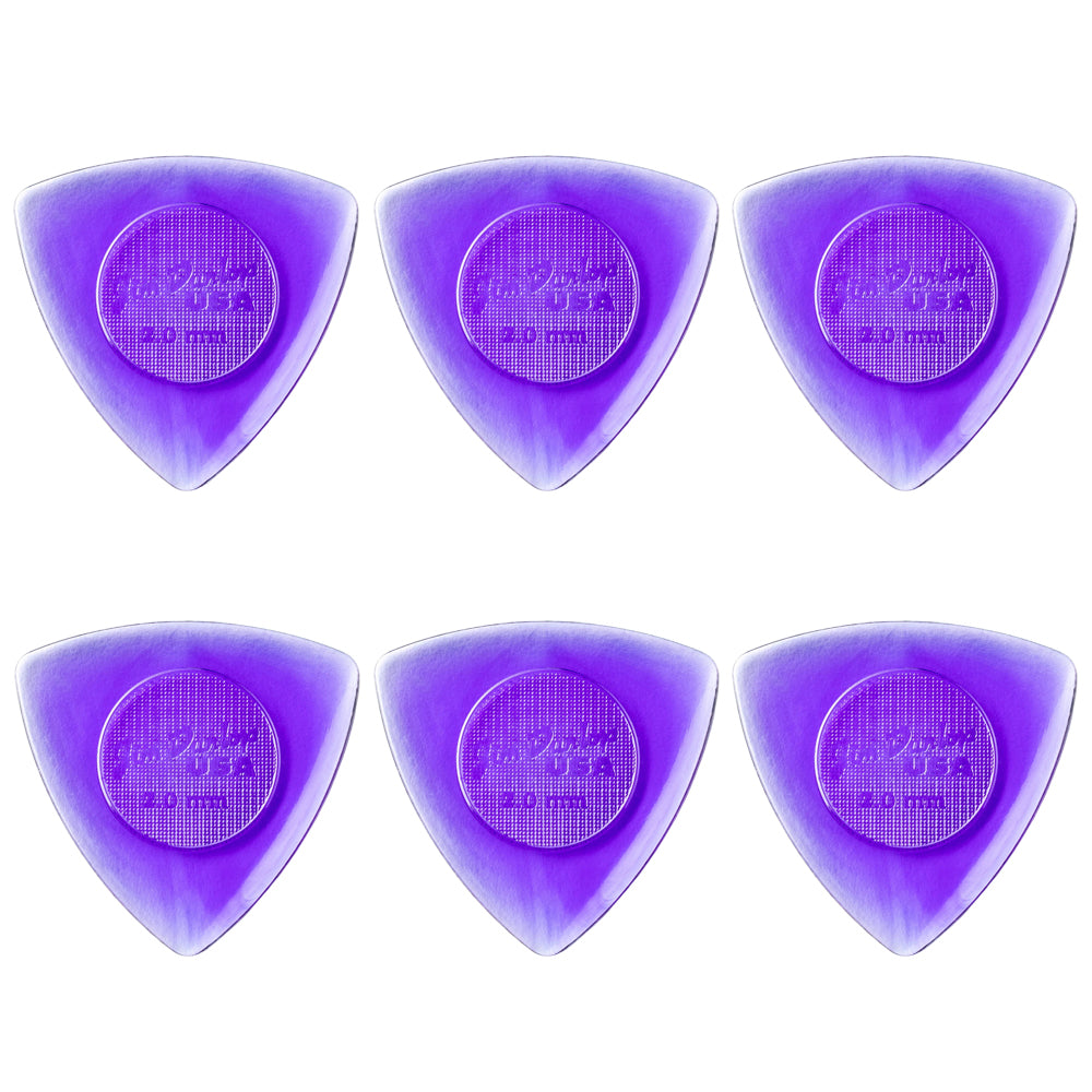 Jim Dunlop Tri Stubby  Lexan トライアングル ピック 1.5mm / 2.0mm / 3.0mm 6枚入り