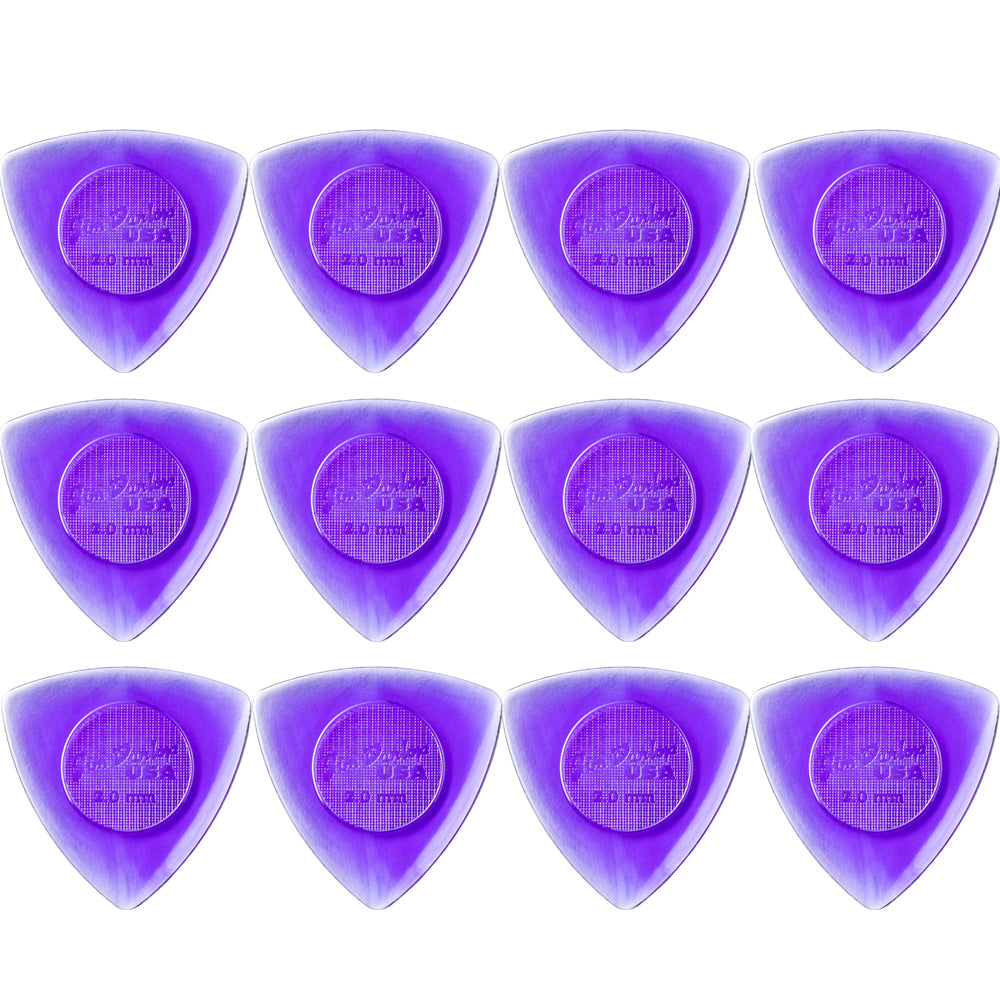 Jim Dunlop Tri Stubby  Lexan トライアングル ピック 1.5mm/2.0mm/3.0mm 12枚入り