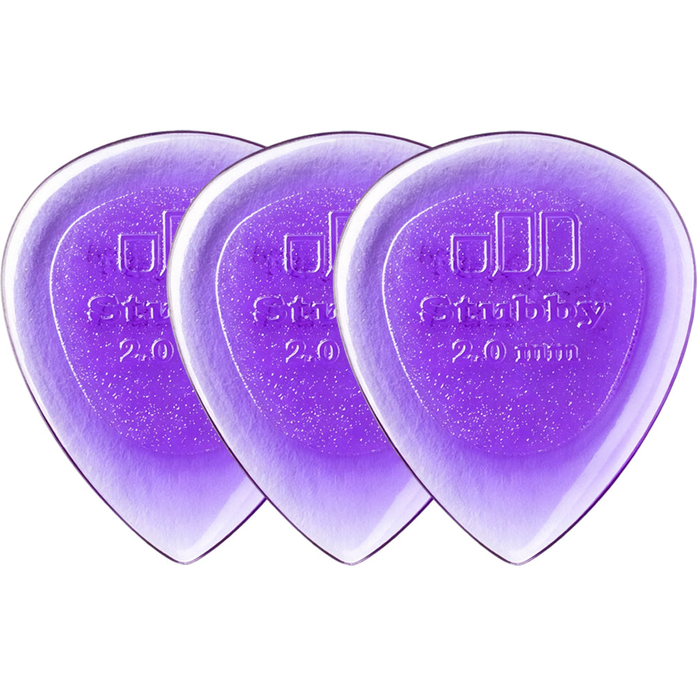 Jim Dunlop STUBBY JAZZ PICK 474 ギターピック 3枚入り