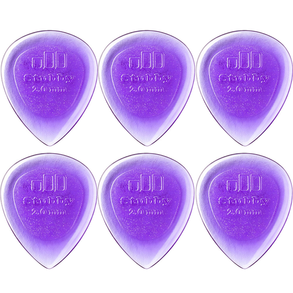 Jim Dunlop STUBBY JAZZ PICK 474 ギターピック 6枚入り