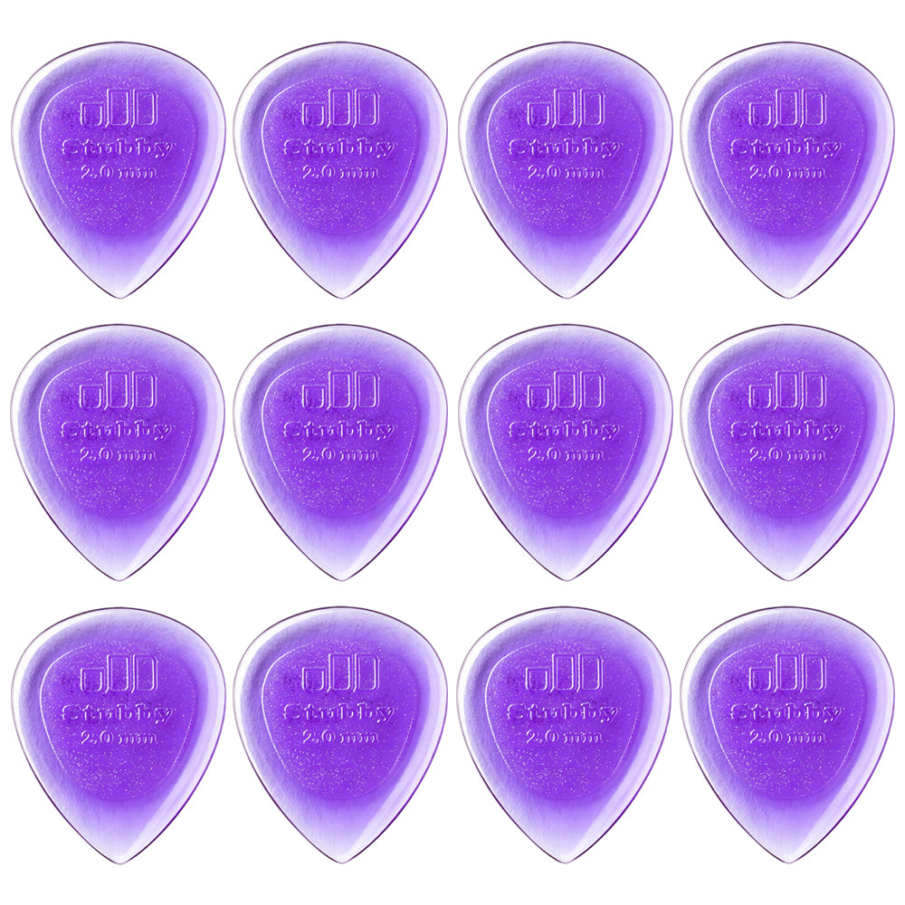 Jim Dunlop STUBBY JAZZ PICK 474 ギターピック 12枚入り
