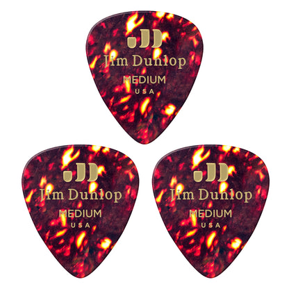 Jim Dunlop  Celluloid Shell Guitar ギターピック  3枚入り