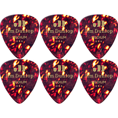 Jim Dunlop  Celluloid Shell Guitar ギターピック  6枚入り
