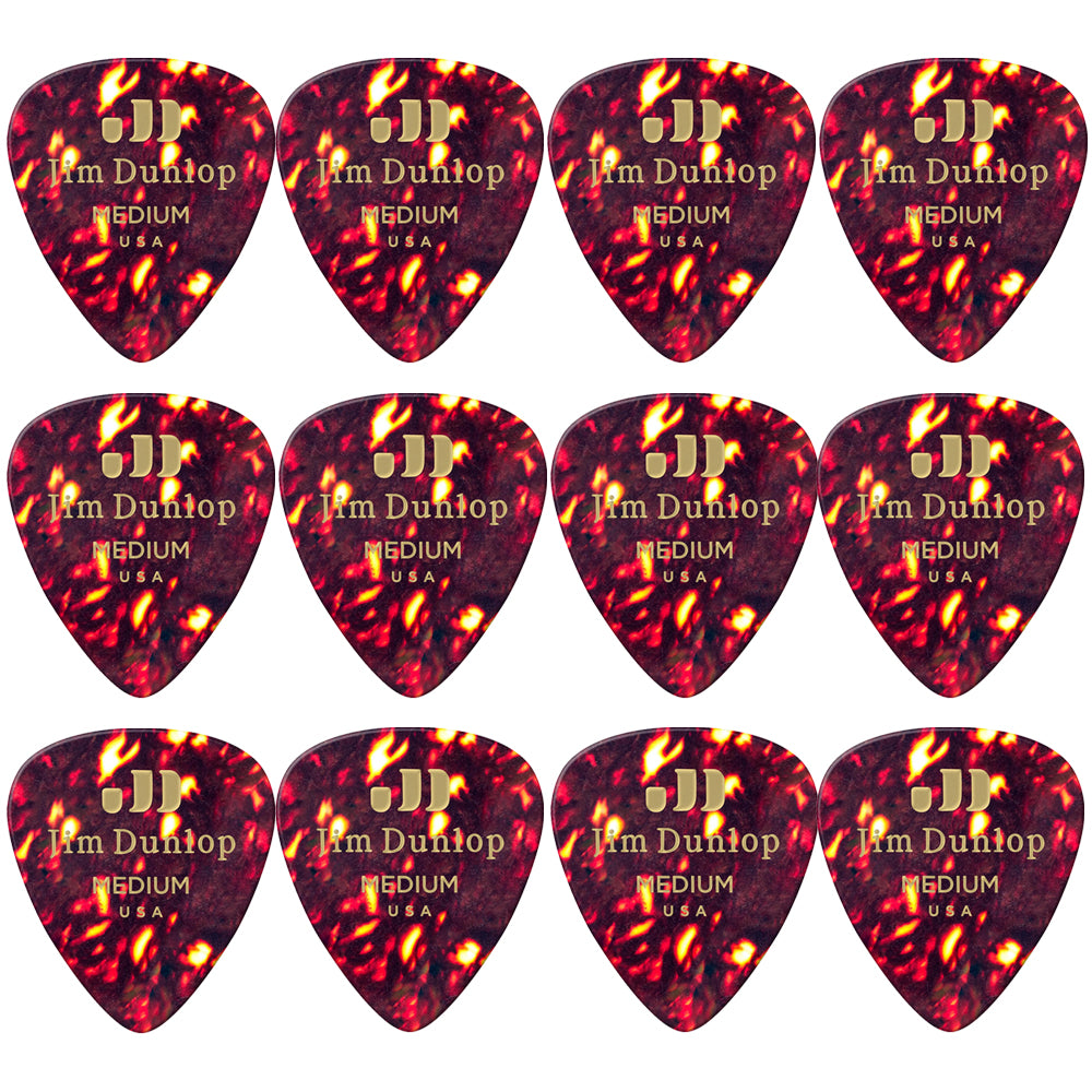 Jim Dunlop  Celluloid Shell Guitar ギターピック  12枚入り