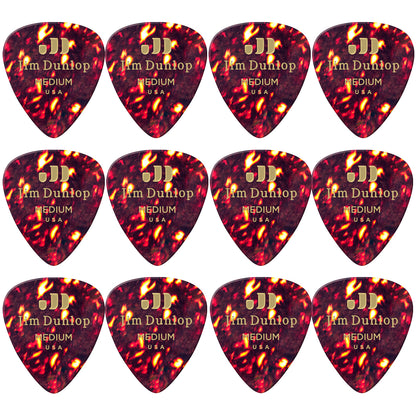 Jim Dunlop  Celluloid Shell Guitar ギターピック  12枚入り