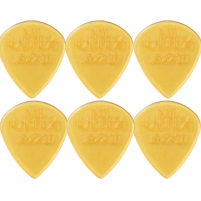 Jim Dunlop ULTEX Jazz III  427R ギターピック 6枚入り