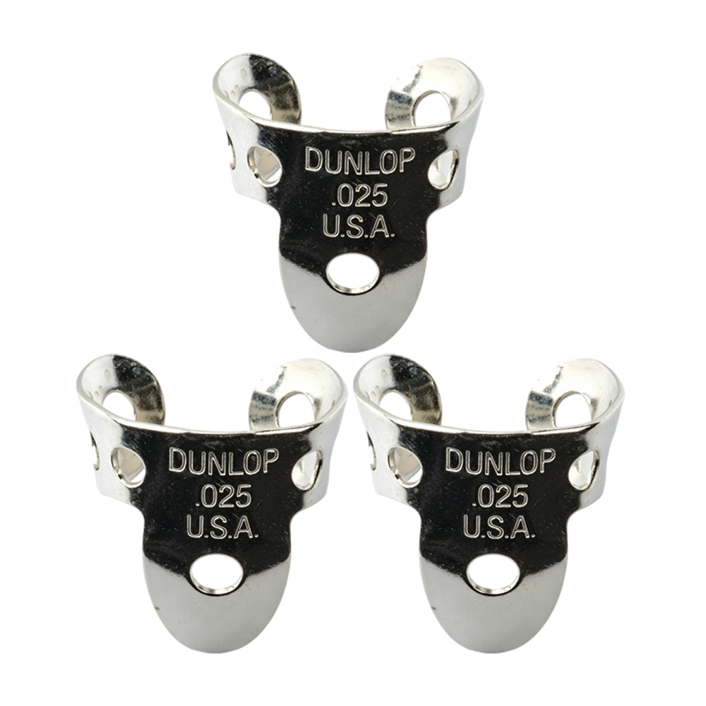 Jim Dunlop Metal Fingerpicks 33R / 37R 3枚入り