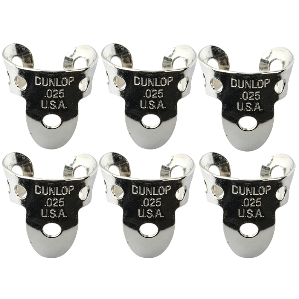 Jim Dunlop Metal Fingerpicks 33R / 37R 6枚入り