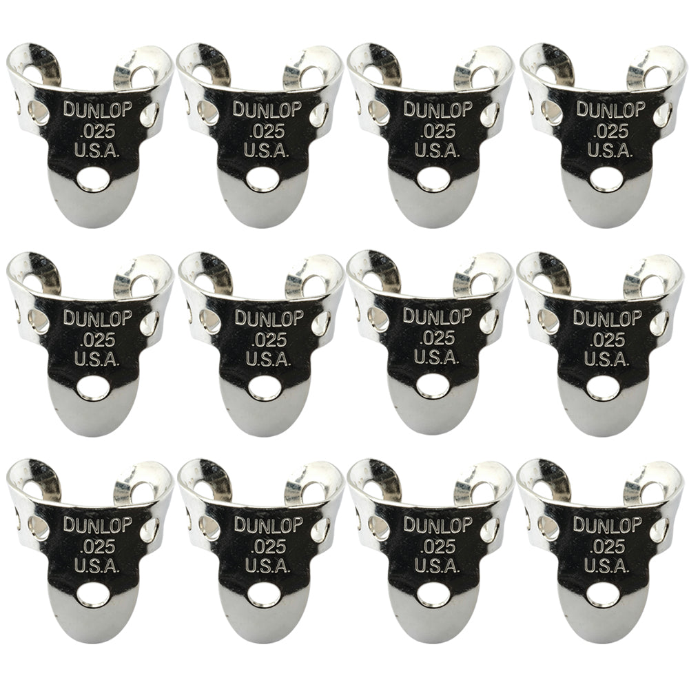 Jim Dunlop Metal Fingerpicks 33R / 37R 12枚入り