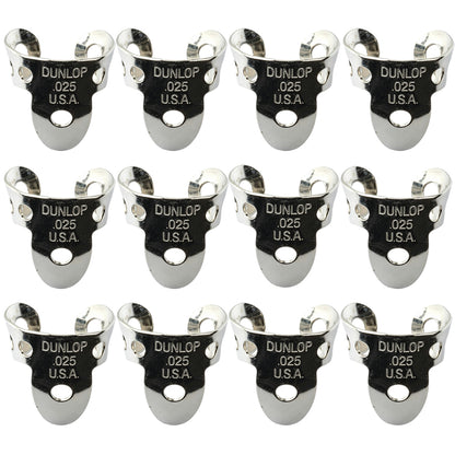 Jim Dunlop Metal Fingerpicks 33R / 37R 12枚入り