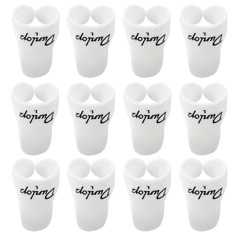 Jim Dunlop  White Plastic Fingerpicks 9011R / 9021R 12枚入り