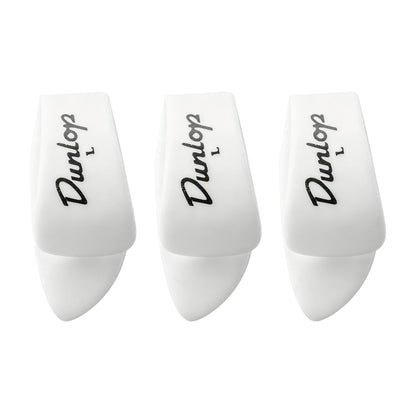Jim Dunlop ホワイト サムピック 9002R / 9003R / 9012R / 9013R 3枚入り