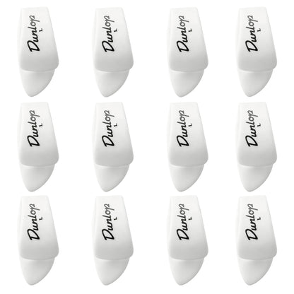 Jim Dunlop ホワイト サムピック 9002R / 9003R / 9012R / 9013R 12枚入り