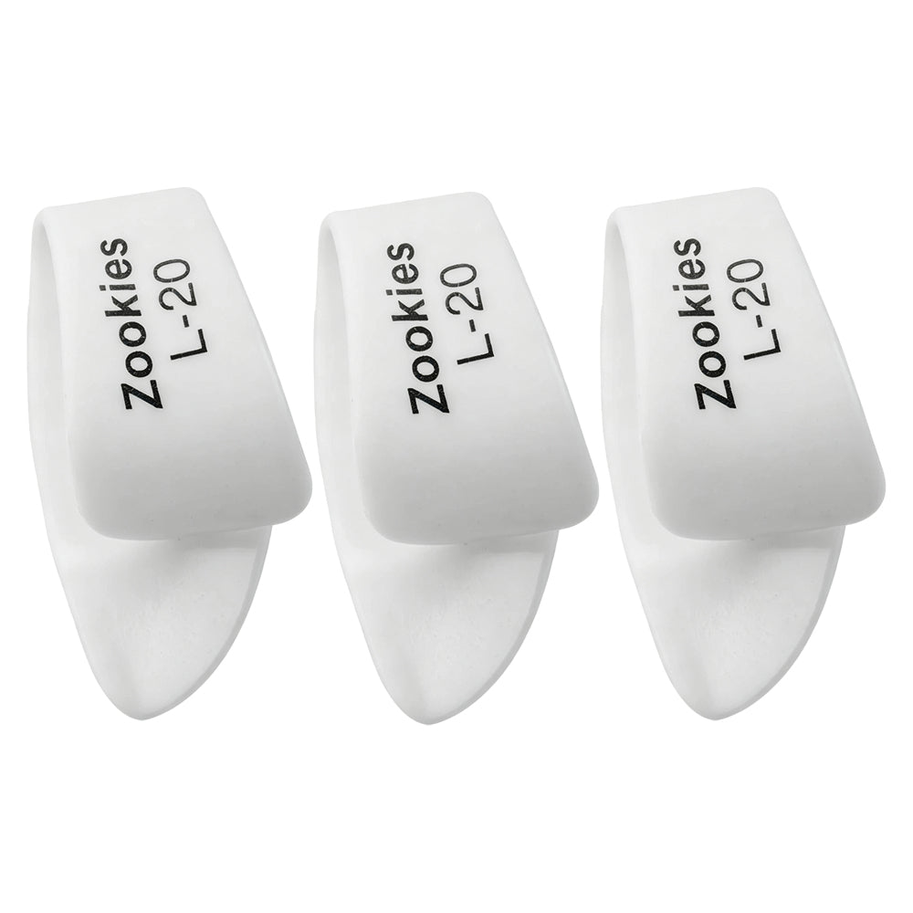 Jim Dunlop Zookies™ サムピック 10° / 20° / 30° Medium/Large 3枚入り