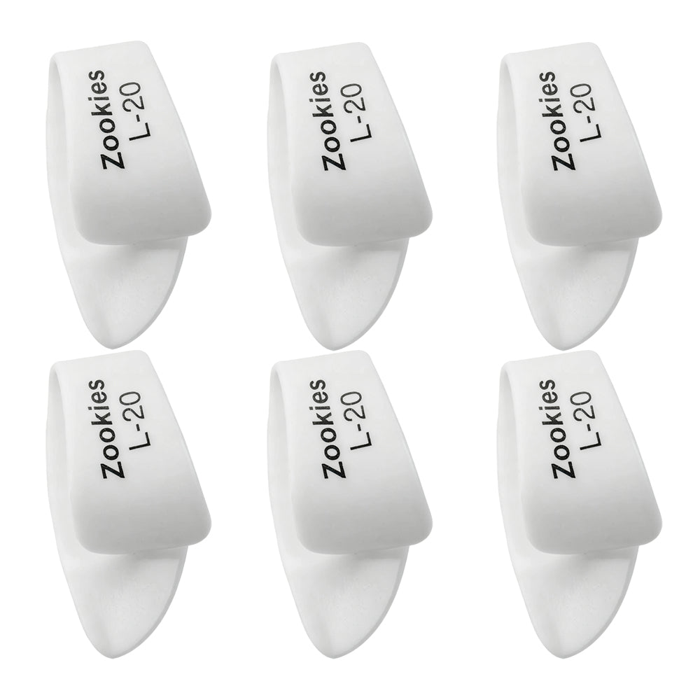 Jim Dunlop Zookies サムピック 10° / 20° / 30° Medium/Large 6枚入り