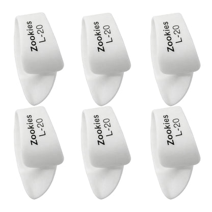 Jim Dunlop Zookies サムピック 10° / 20° / 30° Medium/Large 6枚入り