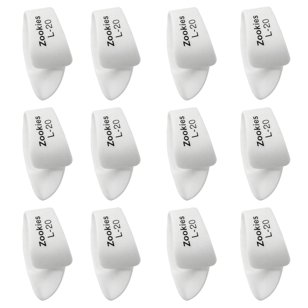 Jim Dunlop Zookies™ サムピック 10° / 20° / 30° Medium/Large 12枚入り